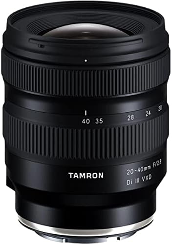 Обектив Tamron 20-40 мм f/2.8 Di III VXD за Sony E в комплект с комплект филтри 67 мм, Калъф за обектив, Средство за почистване