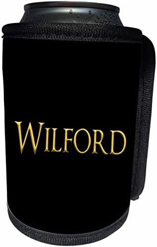 3дРоуз Уилфорд най-популярното име за момче в Америка. Свети жълт цвят. - Опаковки за бутилки-охладители (cc_354557_1)