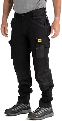 Работни панталони марка Caterpillar Advanced Stretch за мъже с Артикулированными колене, странично джоб за пратката и два джоба