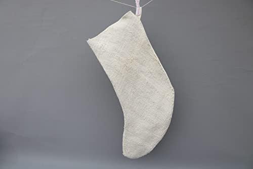 Коледен Отглеждане подарък за ВЪЗГЛАВНИЦА SARIKAYA, Бели Чорапи, Коледни Чорапи от Коноп, Отглеждане Kilim, Отглеждане на Santa Cruz, Коледни Чорапи, 729