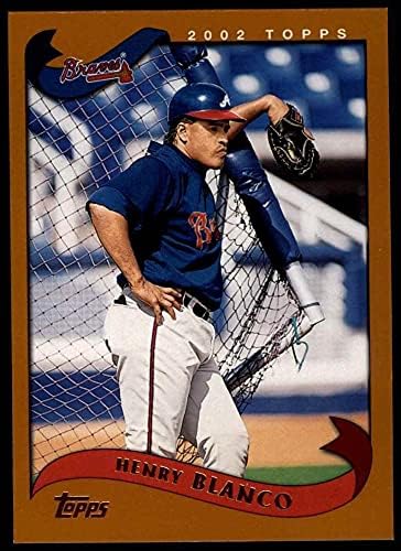 2002 Topps # 69 Т Хенри Бланко Атланта Брэйвз (Бейзболна картичка) Ню Йорк/MT Braves