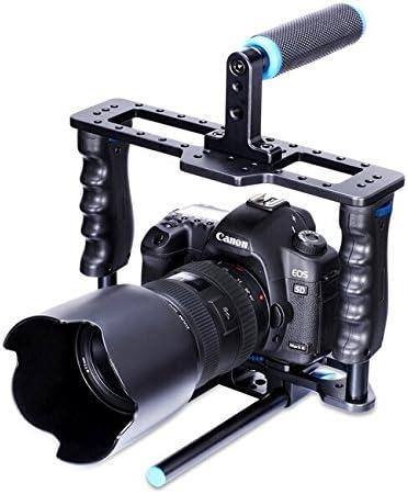 Държач за преносима камера, Комплект стабилизатор видеоклип със защитно дръжка [PULUZ] от Горната дръжка + Ръководство прът + Скоба