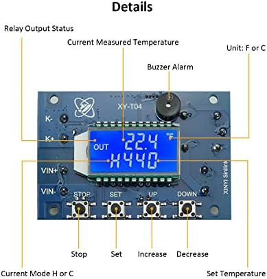 Такса дигитален Регулатор на Температурата на ẈỊFỊ APP Control Ключ Термостат 12 vdc с 10A Одноканальным реле Водоустойчив Сензор