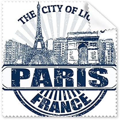 Париж Флаг на Франция-Айфеловата Кула Архитектура Плат За Почистване на Екрана на Телефона за Пречистване на Точки 5шт