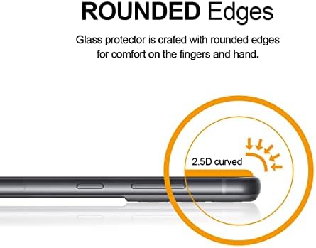 (2 опаковки) Supershieldz е Предназначен за Samsung Galaxy S21 FE 5G [Не е подходящ за Galaxy S21] Защитен слой от закалено стъкло, не се драска, без мехурчета