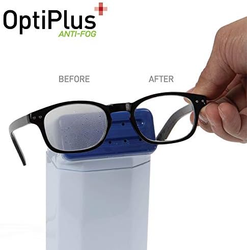Кърпички за защита от замъгляване на обектива OptiPlus l Предварително навлажнени l Кърпички за почистване на очила, екрани на лаптопи, смартфони, оптични лещи, защитни