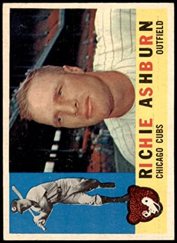 1960 Topps 305 Ричи Эшберн Чикаго Къбс (Бейзболна картичка) EX Къбс