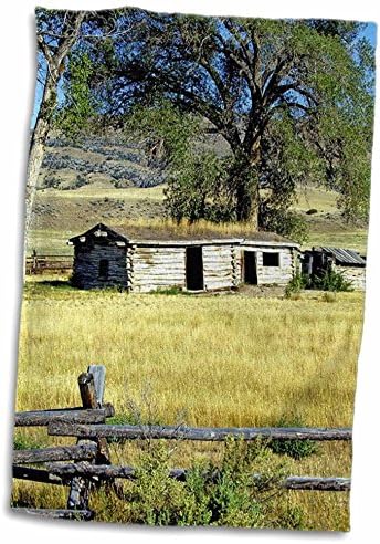 3dRose Florene Country Life - Селски пейзаж С Монтираните кърпи (twl-80471-1)