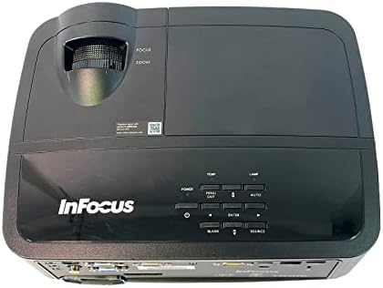 DLP-проектор InFocus IN2128HDa 3D Ready, 3500 lm - Резолюция 1920 x 1080 HD - 15000:1 - HDMI - USB - VGA ПО - Ethernet - Говорител - Черен цвят (InfocusIN2128HDa ) от InFocus