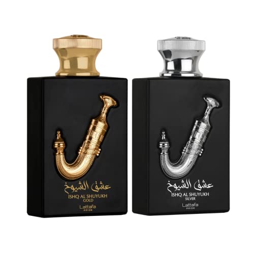 Lattafa Perfumes Ishq Al Shuyukh Сребрист Спрей за парфюмерийната вода Унисекс, 3,4 Грама