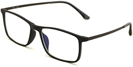 V. W. E. TR90 с гъвкави очила за четене Titanium B Temple Rectangle - Синьо AR покритие - Намалява умората, напрежението и сухота