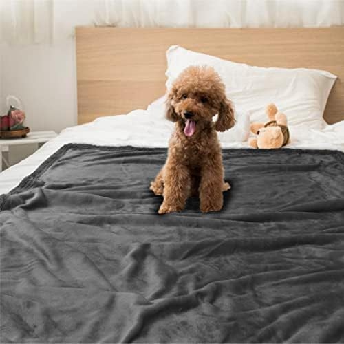 Водонепроницаемое Одеяло PetAmi за кучета със Средни размери, Защитно Одеало за домашни Кученца, Покривка за дивана, Шерп Флисовое