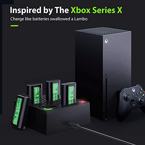 Акумулаторна батерия с капацитет 4x1400 ма Series за Xbox/Xbox One/S/X/Elite и Държач за слушалки