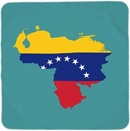 Флаг Карта на Венецуела Детско Одеало, Като Одеало за Бебета, Калъф за Свободни Новородени, Обвивка