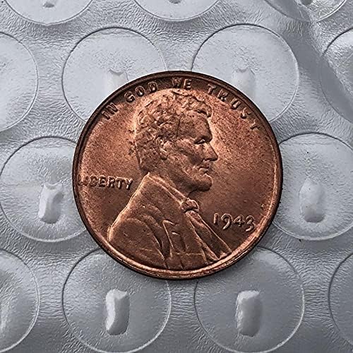 1943 Криптовалюта Криптовалюта Любима Монета Реплика Възпоменателни Монети Американската Стара Монета, Позлатена Са Подбрани Монета