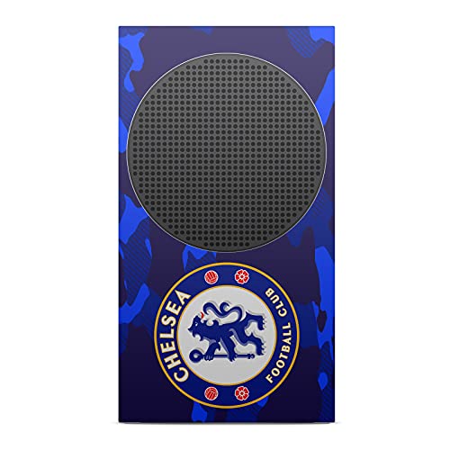 Дизайн на своята практика за главата Официално Лицензиран Камуфлаж на футболния клуб Челси С Микс от логото, Vinyl Стикер, Чанта