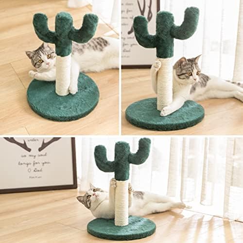 Когтеточка за котки Apatal Cactus, 15 Когтеточка за Коте с Естествена Сизалевой Въже, Когтеточка за Коте, Вертикална Когтеточка