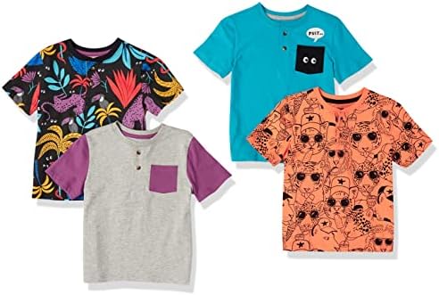 Тениска За момчета и деца Essentials с къс ръкав (по-рано маркирани Зеброй), мультипакеты