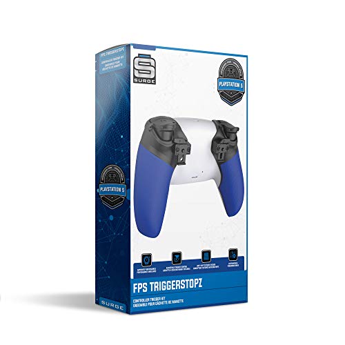 Surge TriggerStopz Комплект основание за контролер Playstation 5 (8 бр) с регулируеми ограничители на стартиране на контролера на