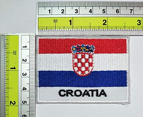 Нашивка с флага ПАРИТА, нашивка с Флага на Хърватия, на Националната Държава, Бродирани Железни ивици, знамето на Хърватия, Военни