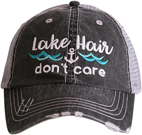 Бейзболна шапка KATYDID Lake Hair Don ' t Care - Женска Шапка на шофьор на камион - Стилна Скъпа Шапка От Слънцето