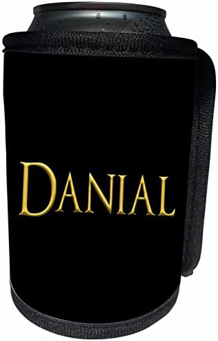3дРоуз Даниал най-популярното име за момче в Америка. Свети жълт цвят. - Опаковки за бутилки-охладители (cc_354453_1)