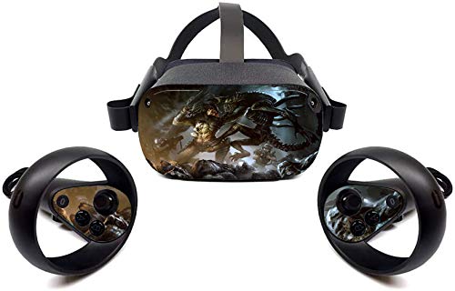Корица със стикери на Невидими чудовища за Oculus Quest, Защитно, Здрава и Уникална Vinyl Стикер-опаковка | Лесно се нанася, се