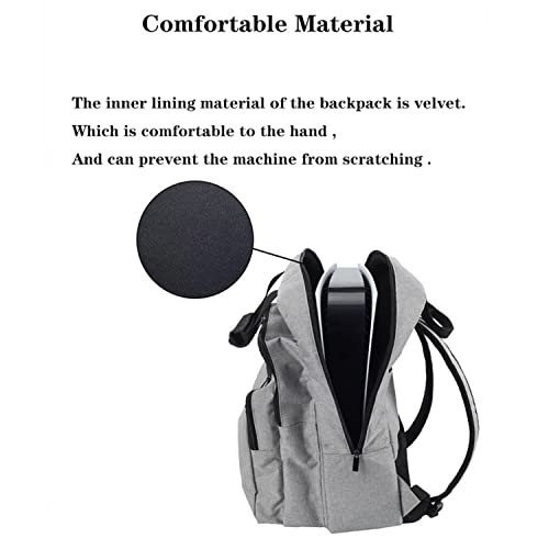Pierre Vedette Пътна чанта за PS5 Case - Премиум-Калъф за Playstation 5, Раница за Playstation 4 / Чанта за носене PS5