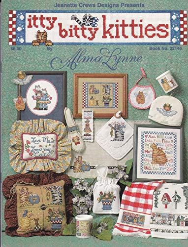 Дизайн Жанет Крюс от Алма Лин Itty Bitty Kitties Book 22146