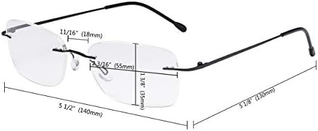 Дизайнерски Очила за четене CessBlu Без Рамки за Жени и Мъже