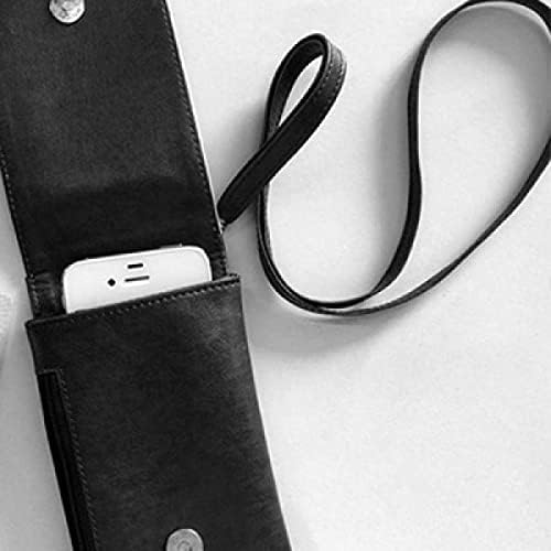30-Годишно Момиче Възрастова Телефон В Чантата Си Портфейл Окачен Мобилен Калъф Черен Джоба