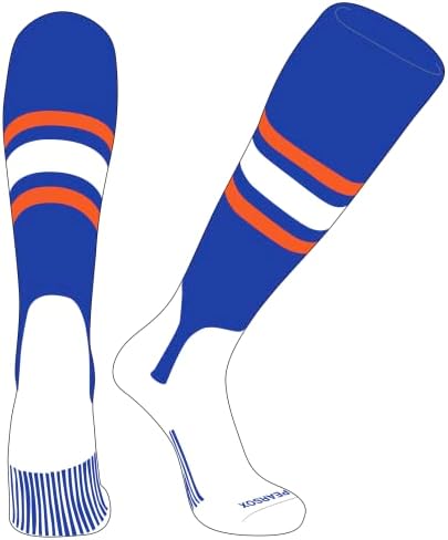 Чорапи-стремето за бейзбол и софтбол КРУША СОКС OTC (B, 5 инча) Royal, Оранжев, Бял