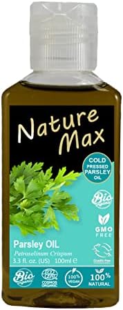 Nature Max Масло магданоз Етерични масла от Органично Натурално Неразбавленное Чисто за грижа за косата, кожата, хранителни продукти