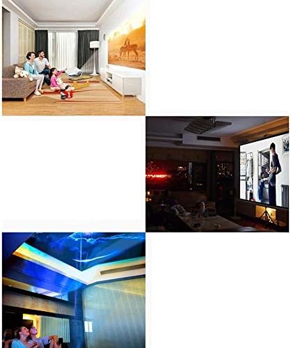 Поддръжка на преносим мини проектор Raxinbang Consumer 1080 Поддържа различни устройства, свързани към проектор HD (цвят: бял)